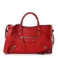 Vibrato Calfskin Classic Silver Hardware S City Rouge Cerise