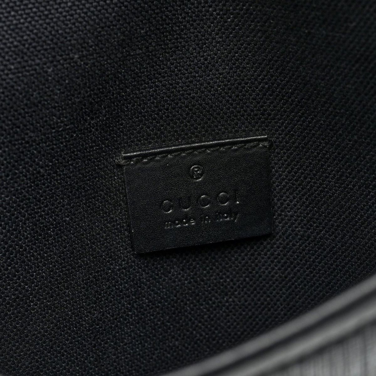 GG Supreme Monogram Web Medium Messenger Bag Black Grey