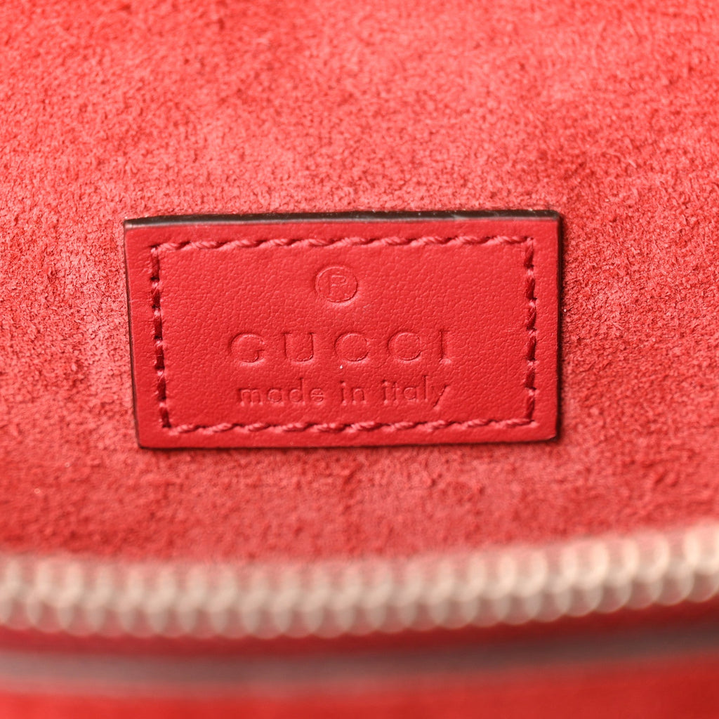 GG Supreme Monogram Small Dionysus Shoulder Bag Red