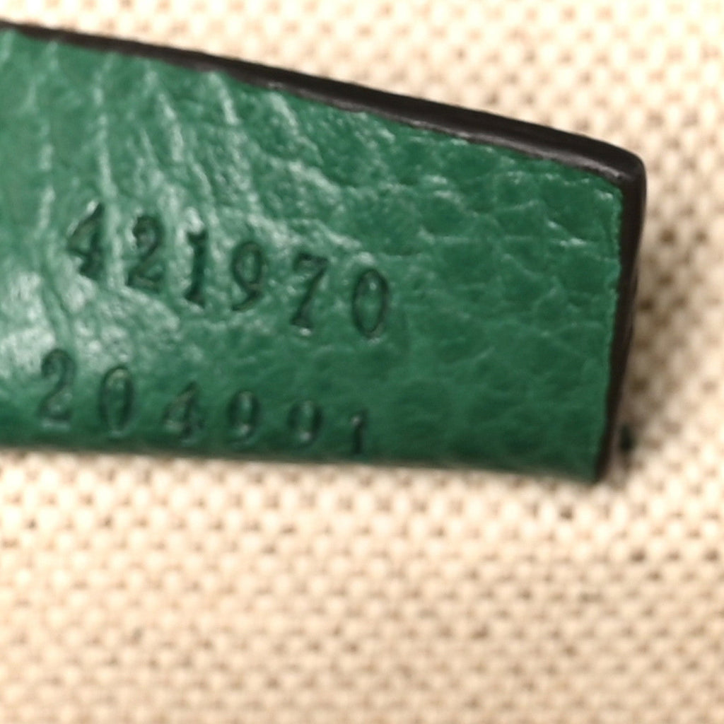 Calfskin Mini Dionysus Shoulder Bag Emerald