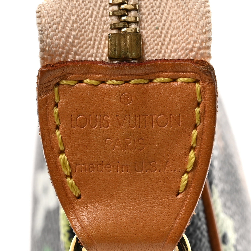 Monogram Multicolor Pochette Accessories Black