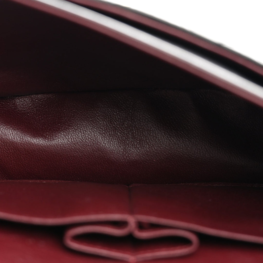 Lambskin Quilted Small Double Flap Black