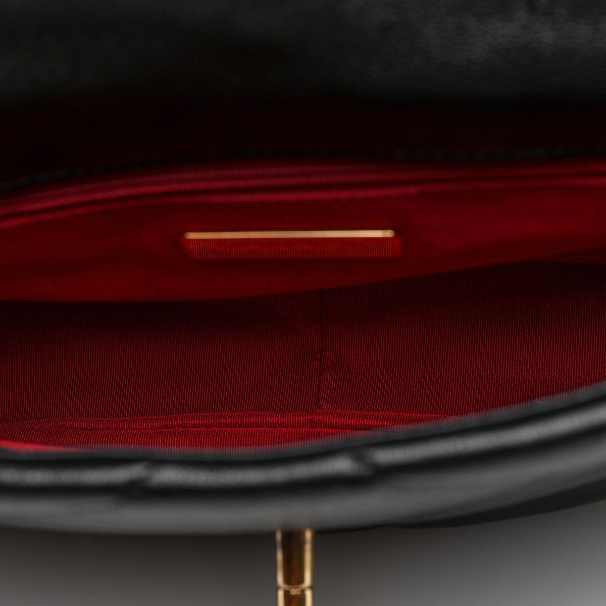 Lambskin Quilted Medium Chanel 19 Flap Black