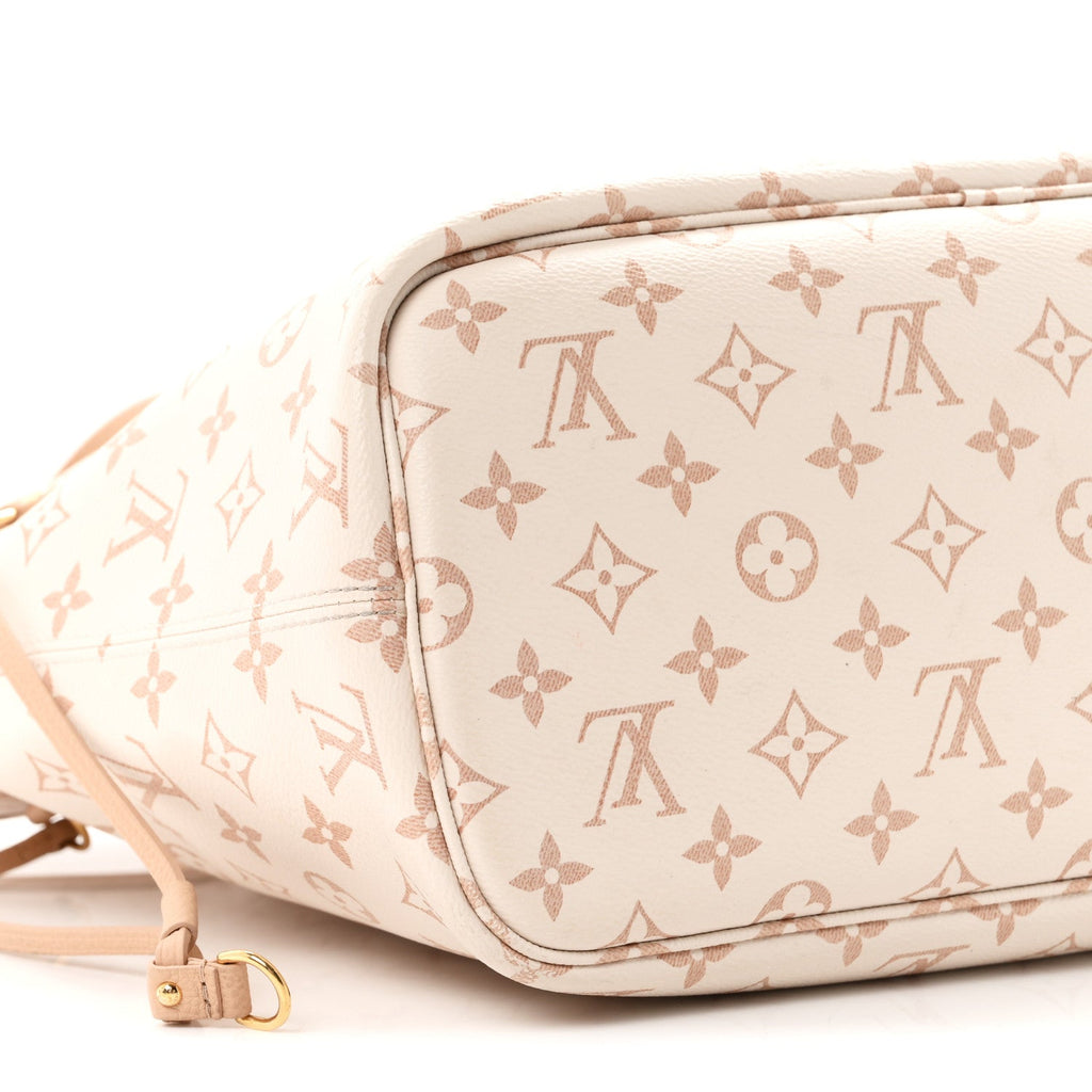 Monogram Inside Out Reversible Neverfull MM Dune Hazelnut