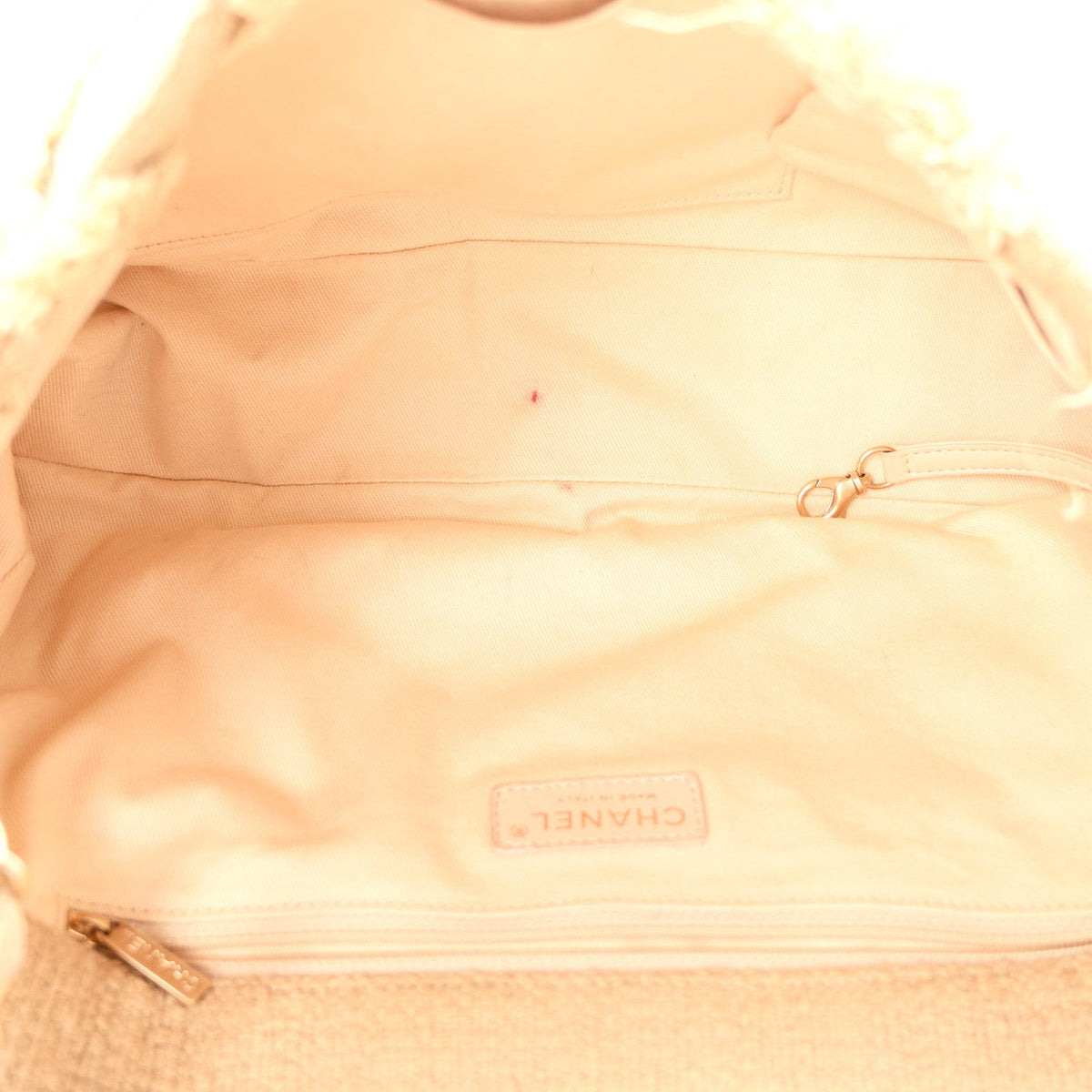 Tweed Nature Flap Dark Beige