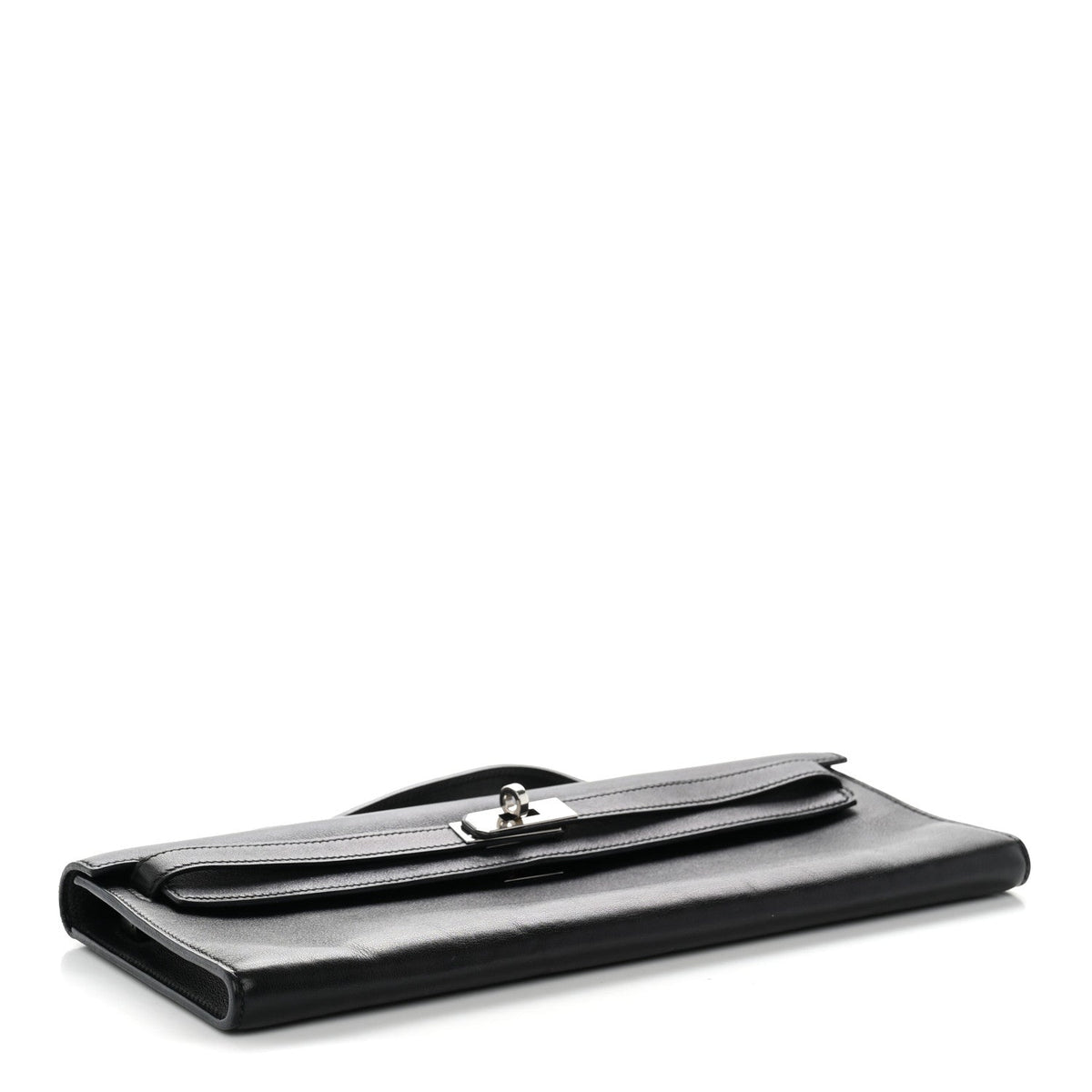 Evergrain Kelly Cut Clutch Pochette Black