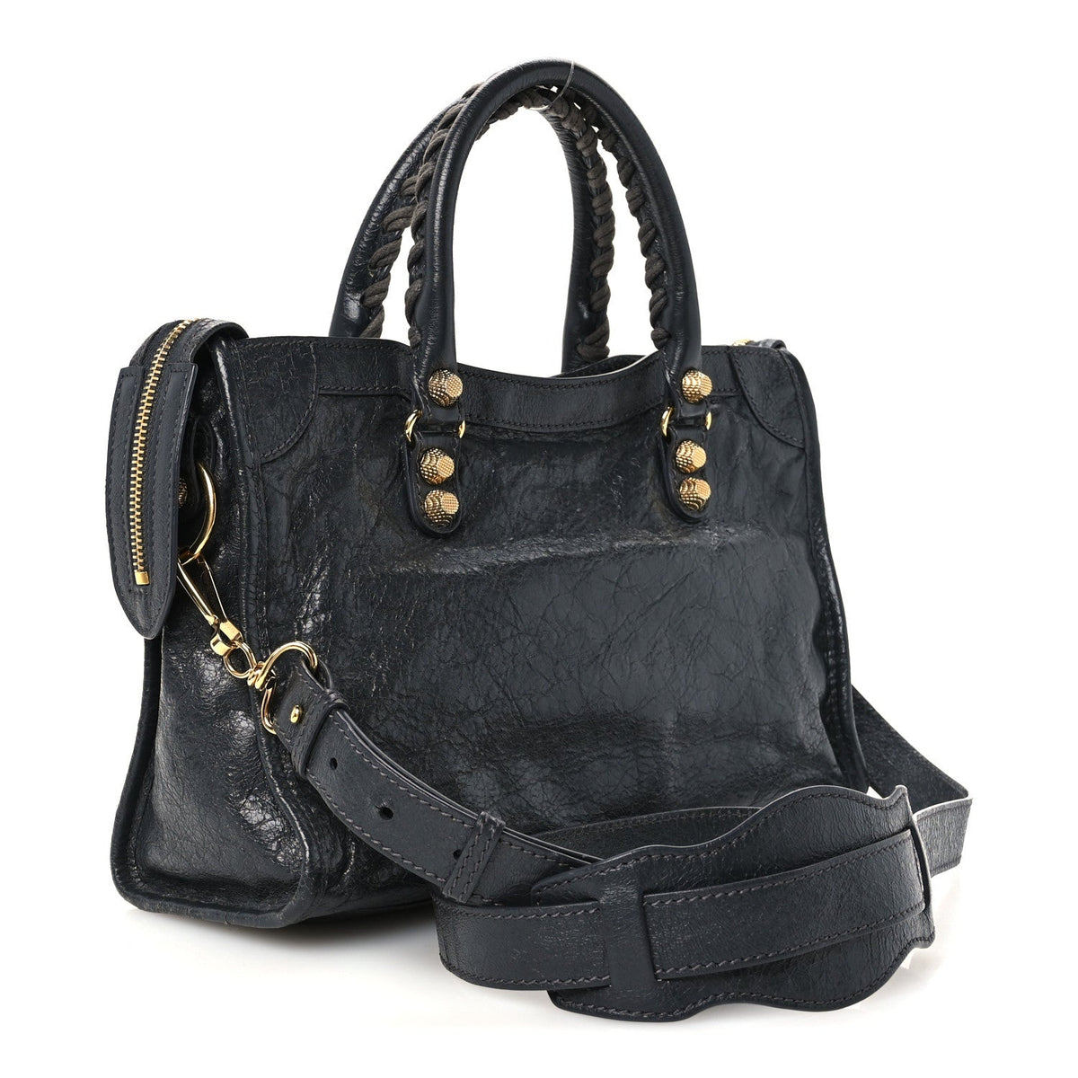 Agneau Giant 12 Gold Hardware S City Gris Fossile