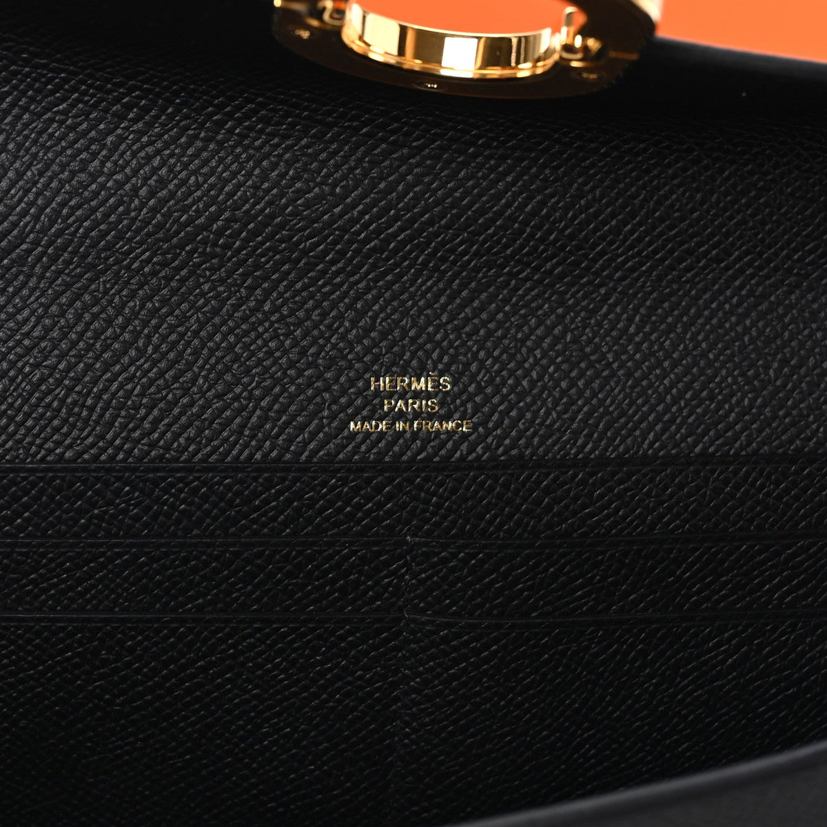 Epsom Enamel Maillon Wallet To Go Black