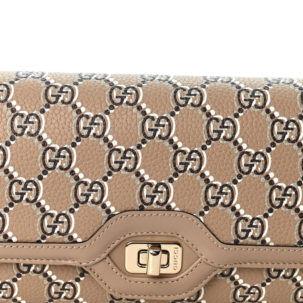GG Shadow Monogram Small Luce Shoulder Bag Beige