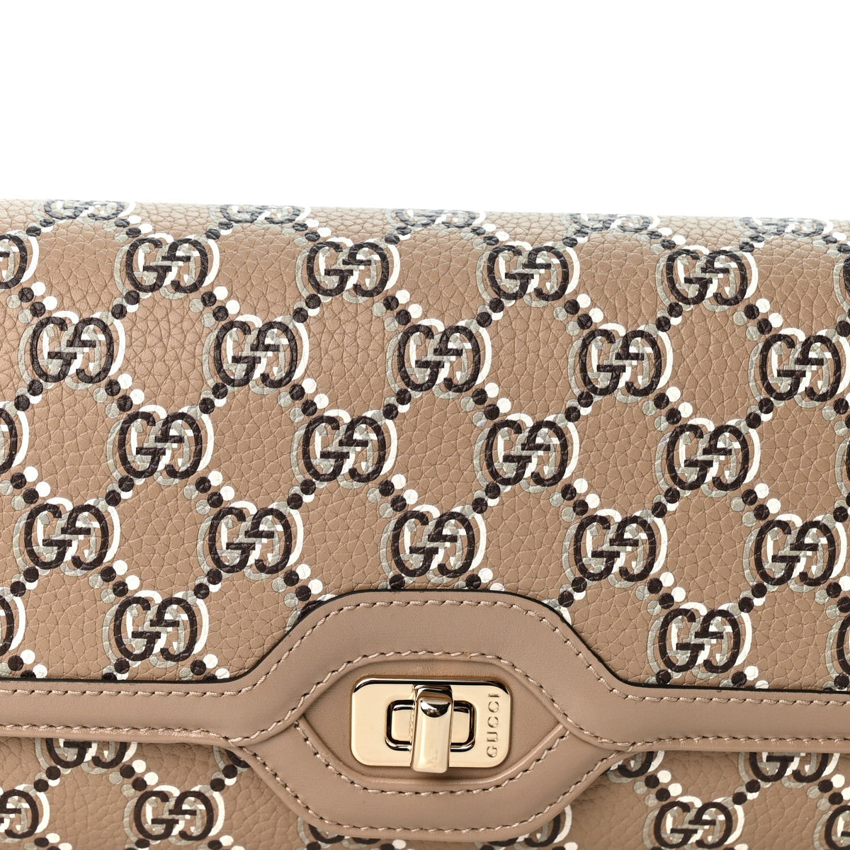 GG Shadow Monogram Small Luce Shoulder Bag Beige