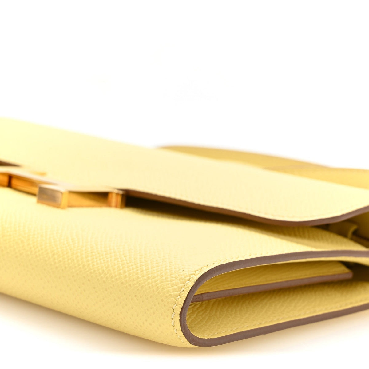 Epsom Constance Long Wallet To Go Wallet Jaune Poussin