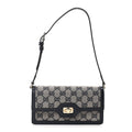 GG Monogram Mini Luce Shoulder Bag Beige Blue