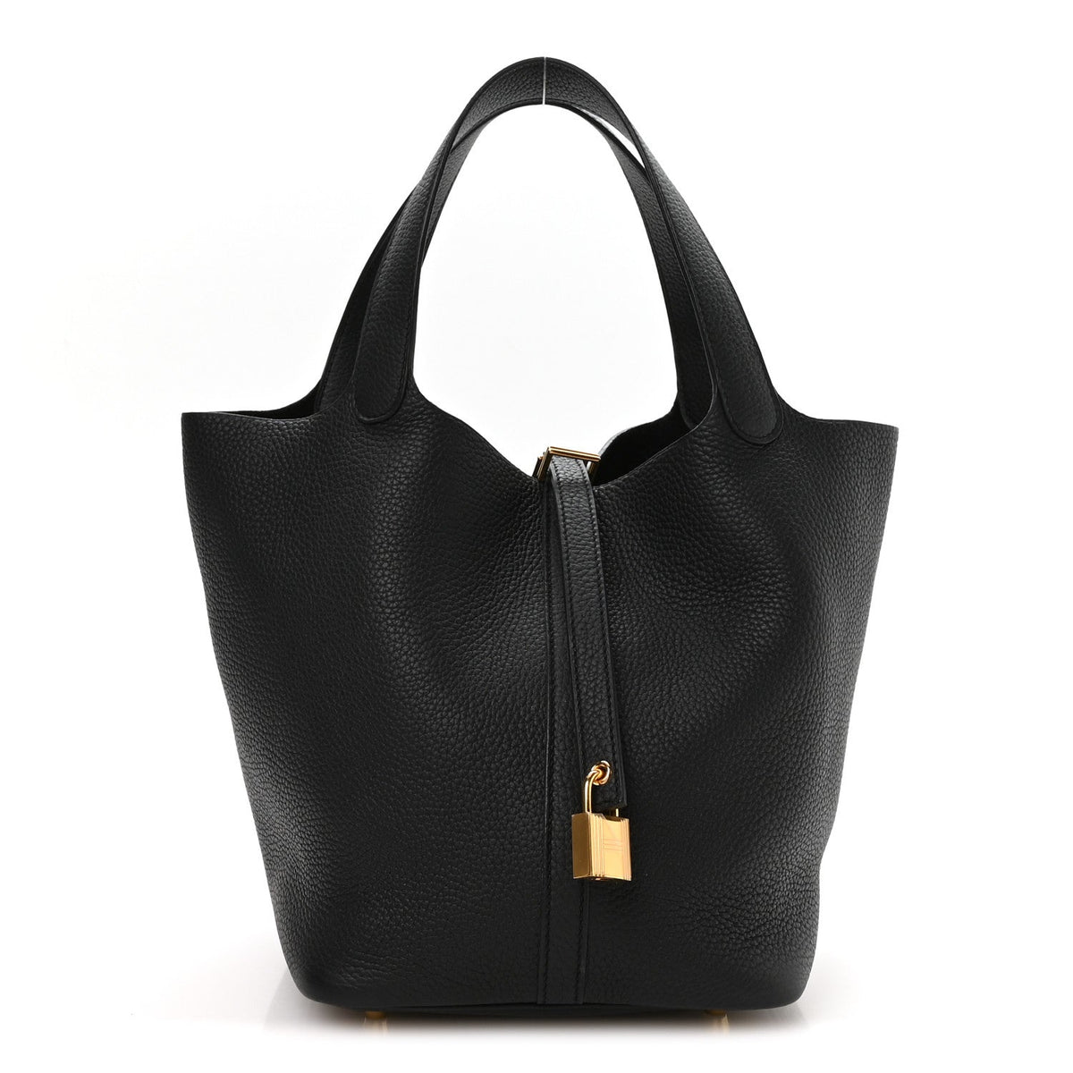 Taurillon Clemence Picotin Lock 22 MM Black