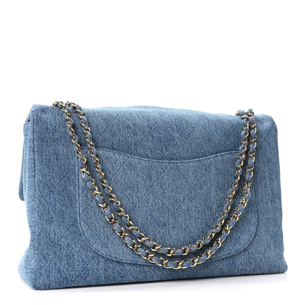 Denim Souplissimo Maxi Flap Blue