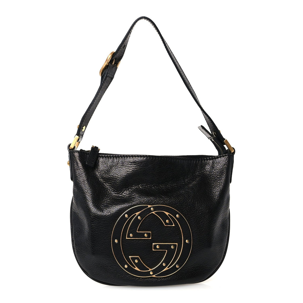 Calfskin Small Blondie Hobo Black