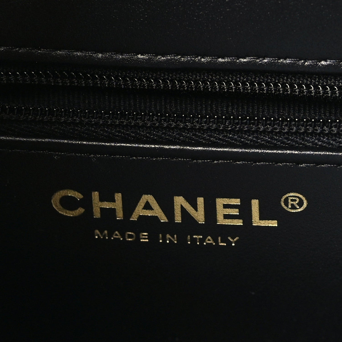 Shiny Caviar Preppy Coco Small Flap Black