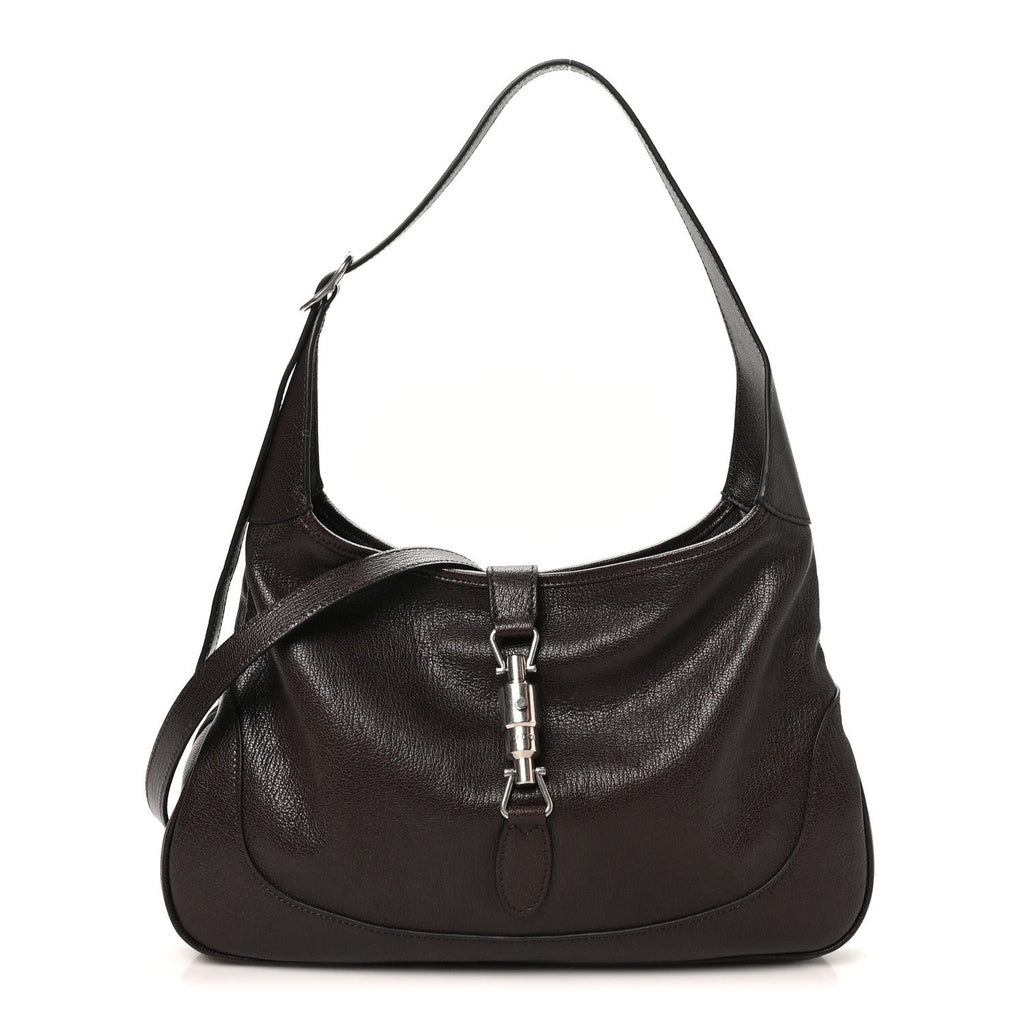 Goatskin Medium Jackie 1961 Hobo Dark Brown