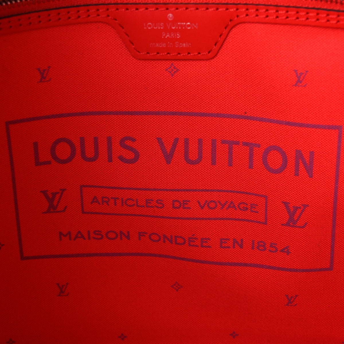Monogram Escale Neverfull MM Rouge
