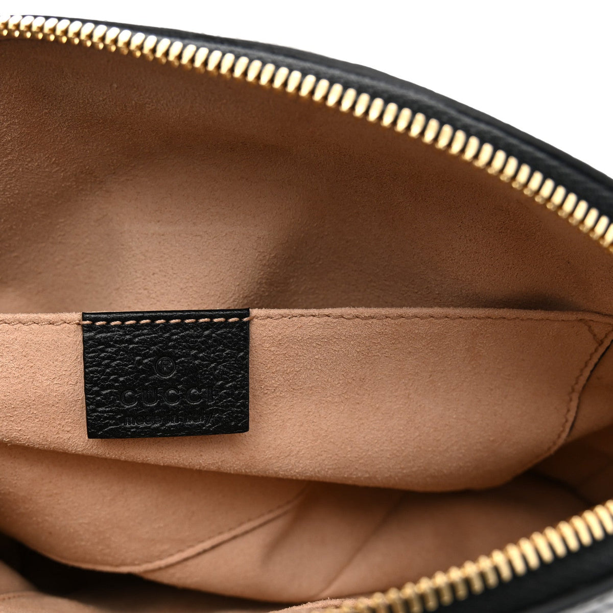 Calfskin GG Web Small Ophidia Dome Shoulder Bag Black