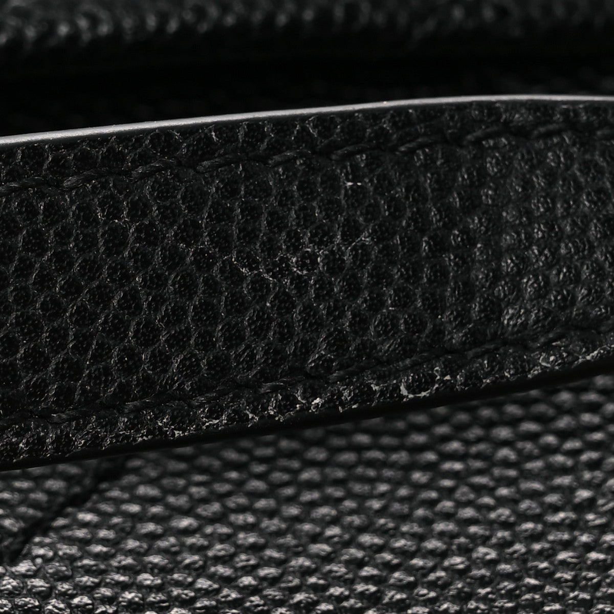 Caviar Stitched Pocket CC Large Tote Black