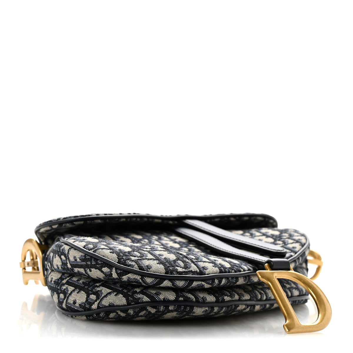 Oblique Saddle Bag Blue