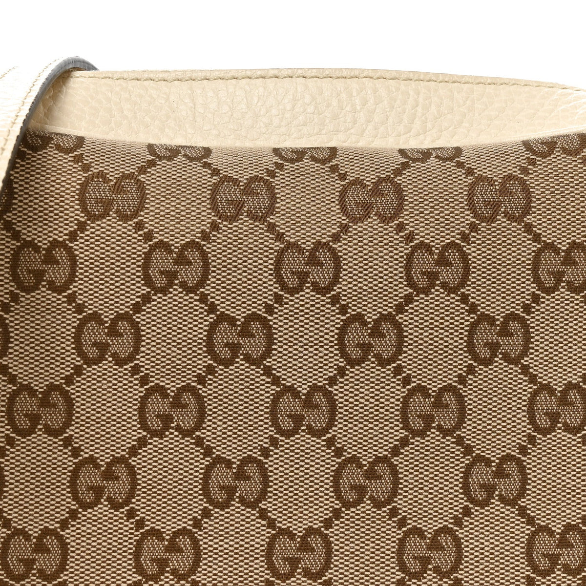 Monogram Dollar Calfskin Mini Bree Messenger Bag Beige Ebony Avoire