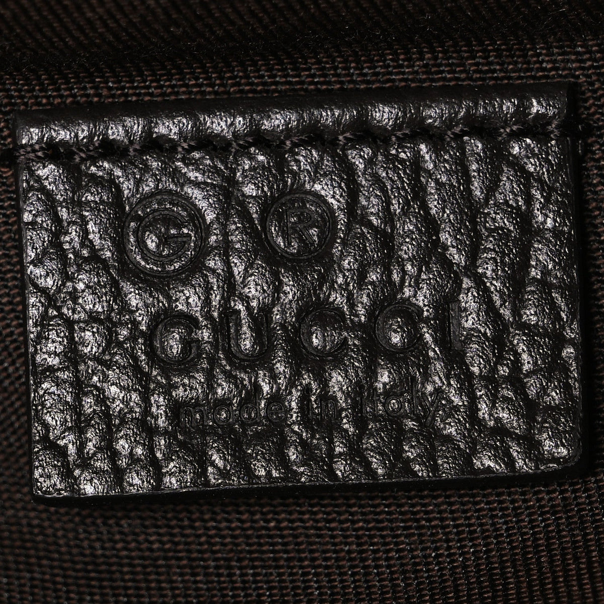 Monogram Dollar Calfskin Waist Pouch Beige Ebony Testa di Moro Marrone Scuro