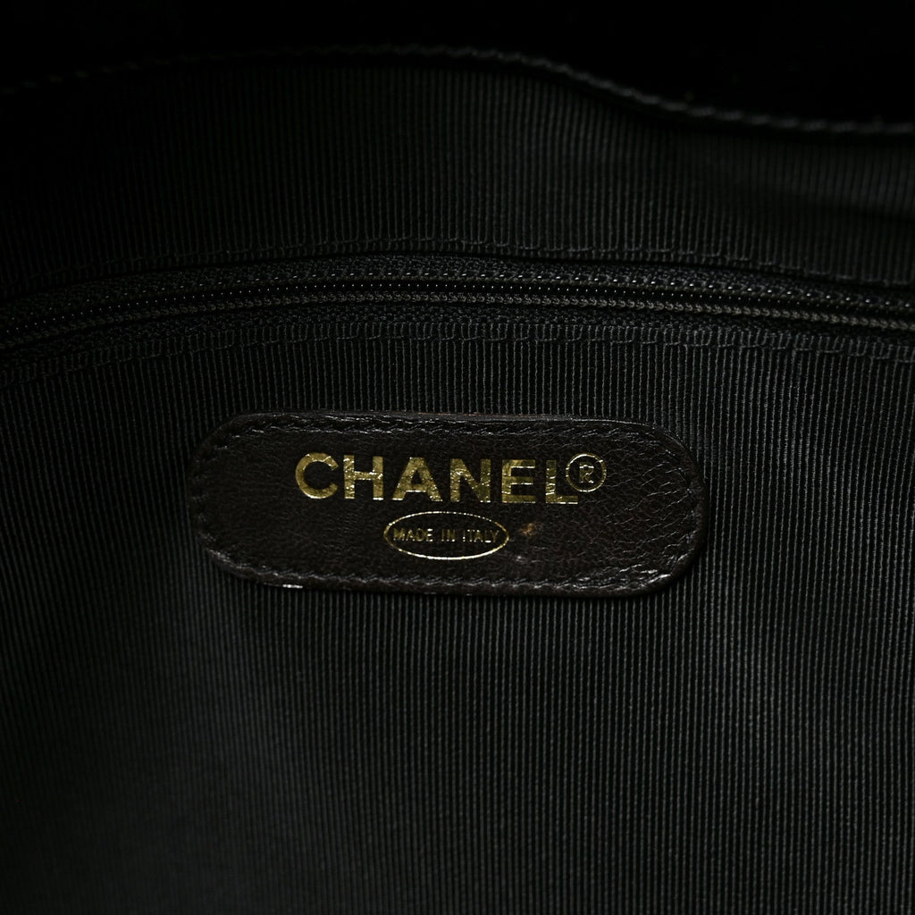 Patent Calfskin XL Weekender Bag Black