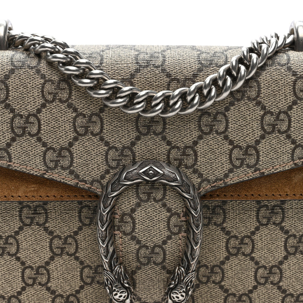 GG Supreme Monogram Mini Dionysus Shoulder Bag Taupe