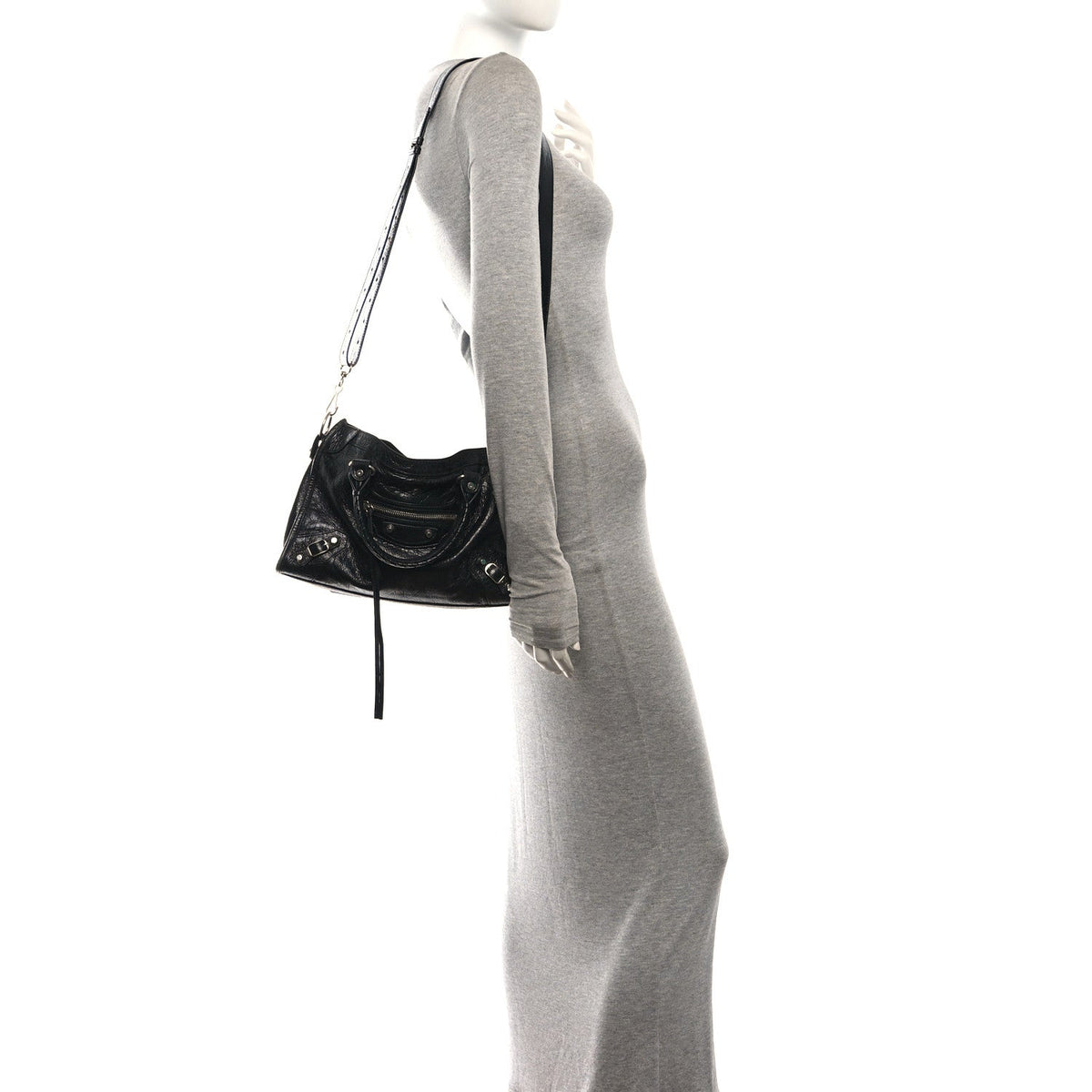 Agneau Arena Silver Hardware Small Le City Black