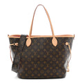 Monogram Inside Out Neverfull Bandouliere MM Rose Pondichery