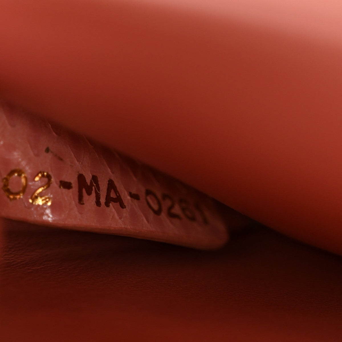 Snakeskin 30 Montaigne Box Bag Rose Clair
