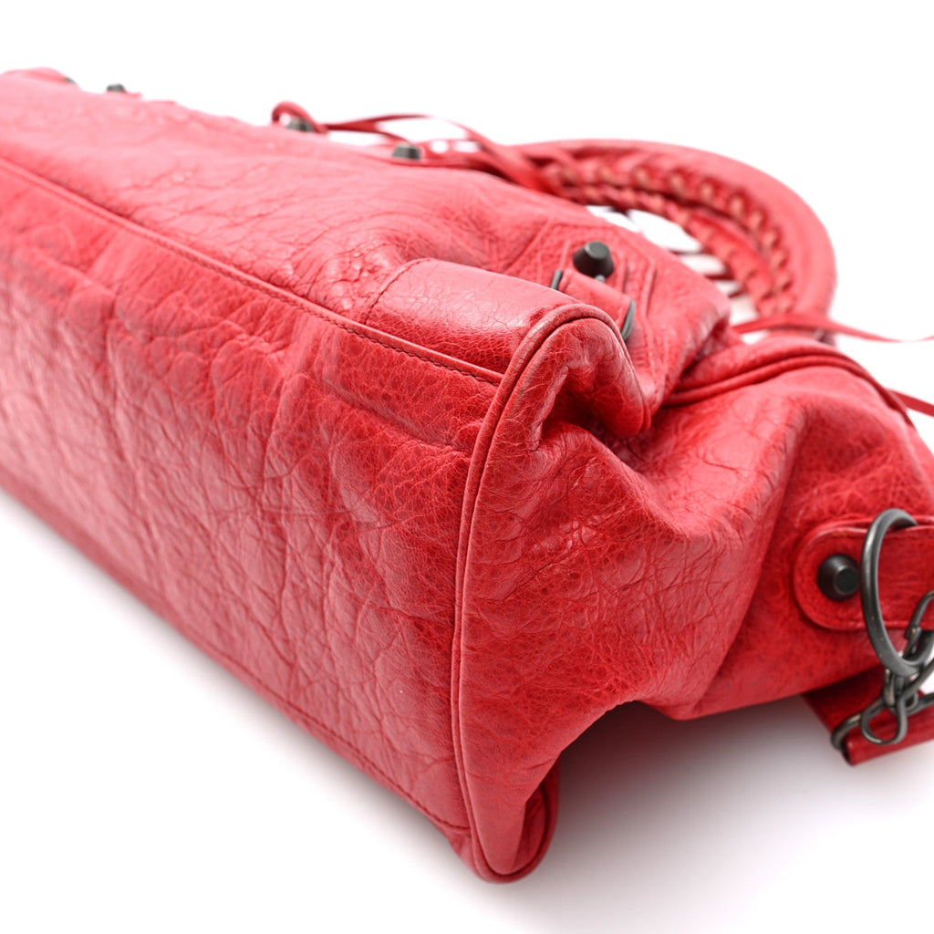 Agneau Classic Hardware Twiggy Rouge Coquelicot
