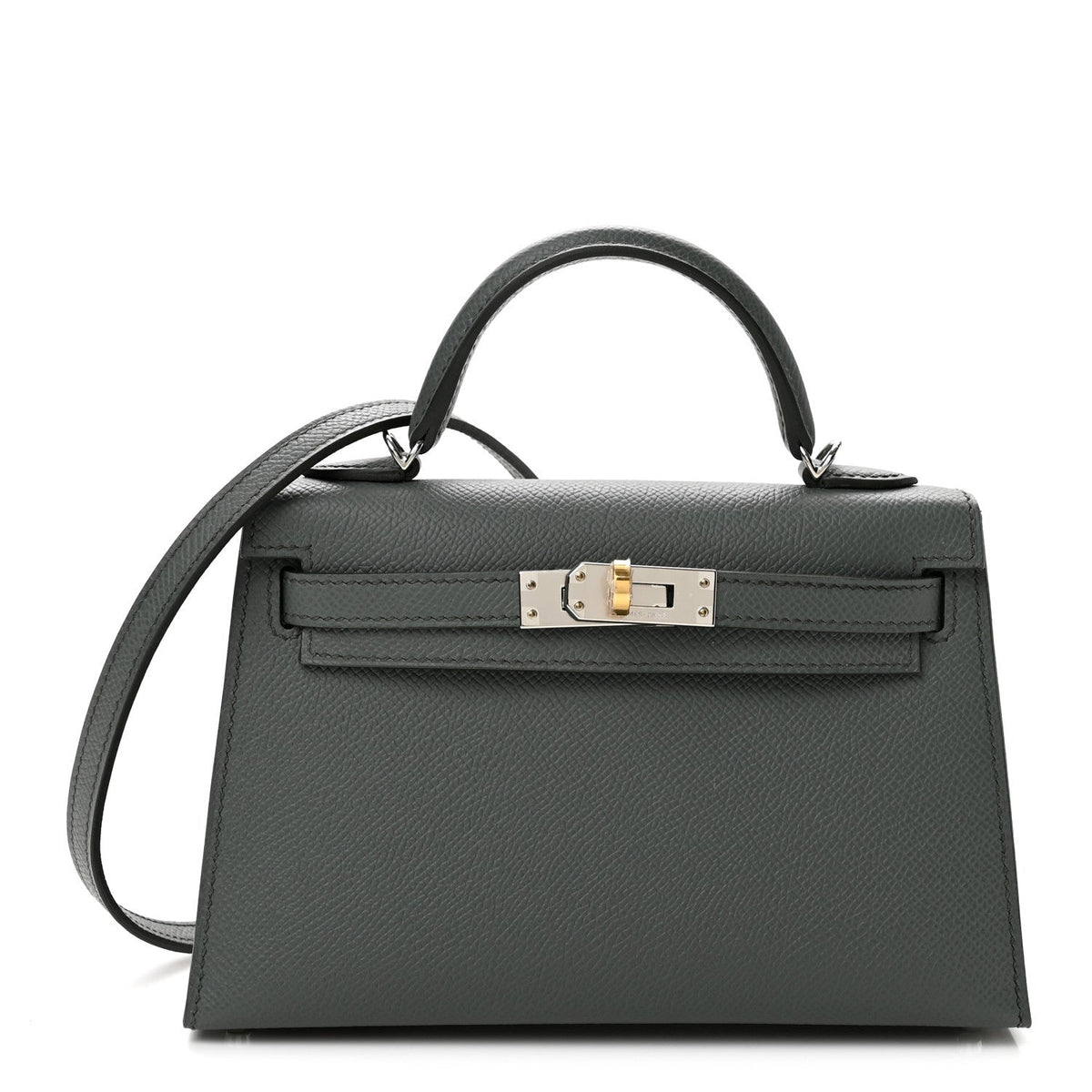 Epsom Mini Kelly Sellier 20 Vert Amande