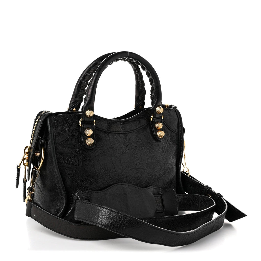 Agneau Giant 12 Gold Hardware Mini City Black