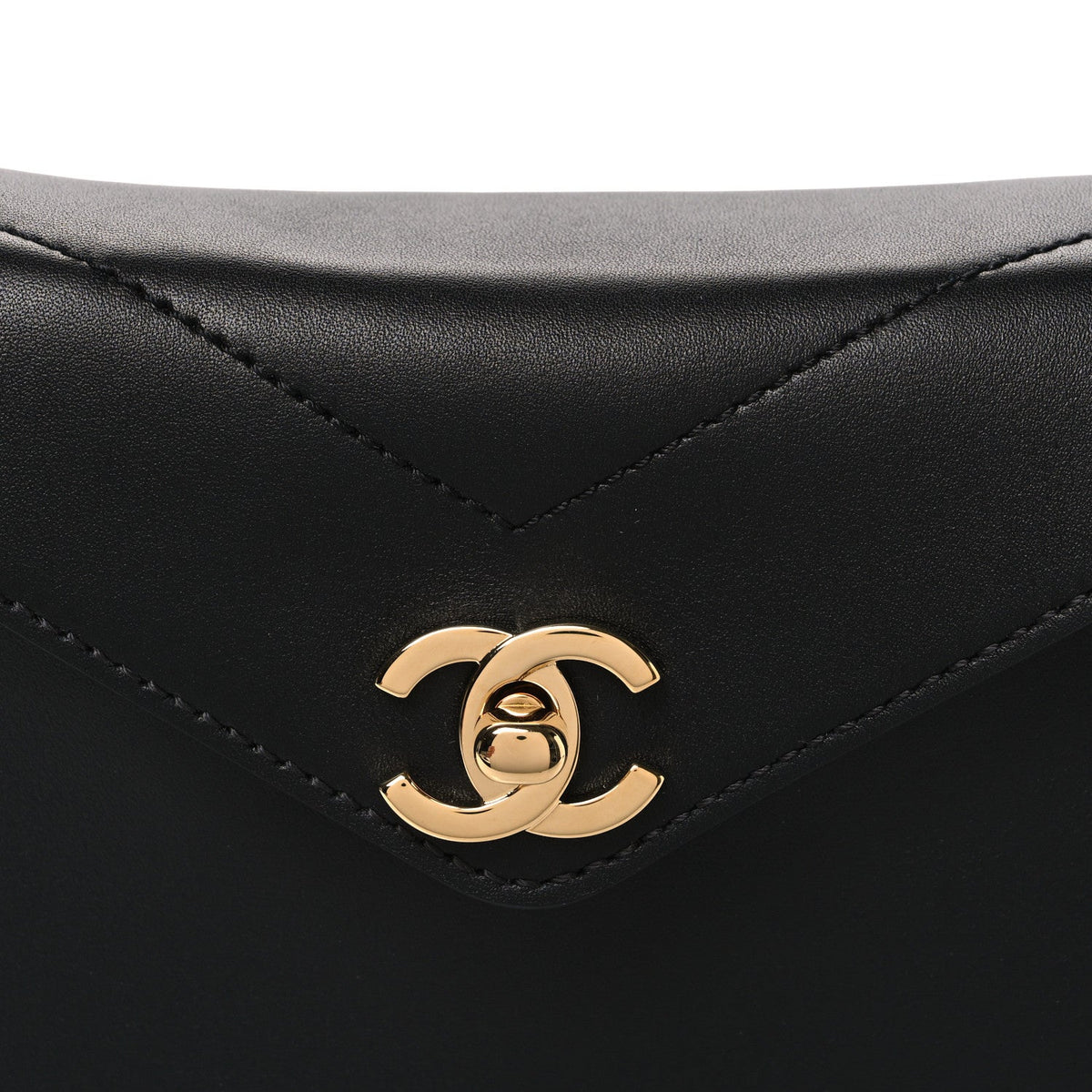 Calfskin Madame Coco Small Flap Handbag Black