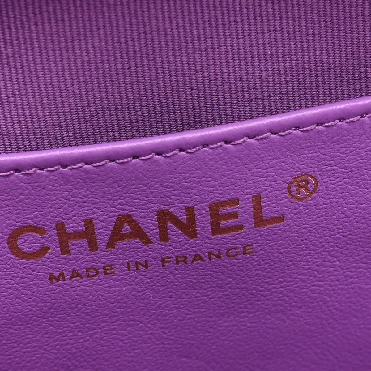 Lambskin Quilted CC In Love Heart Bag Purple