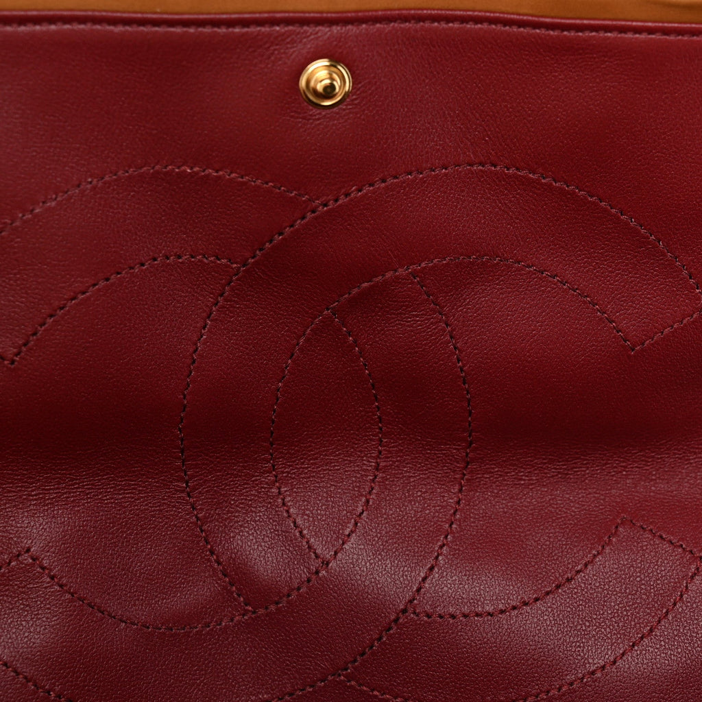 Patinated Calfskin Reissue 2.55 Maxi Flap Camel