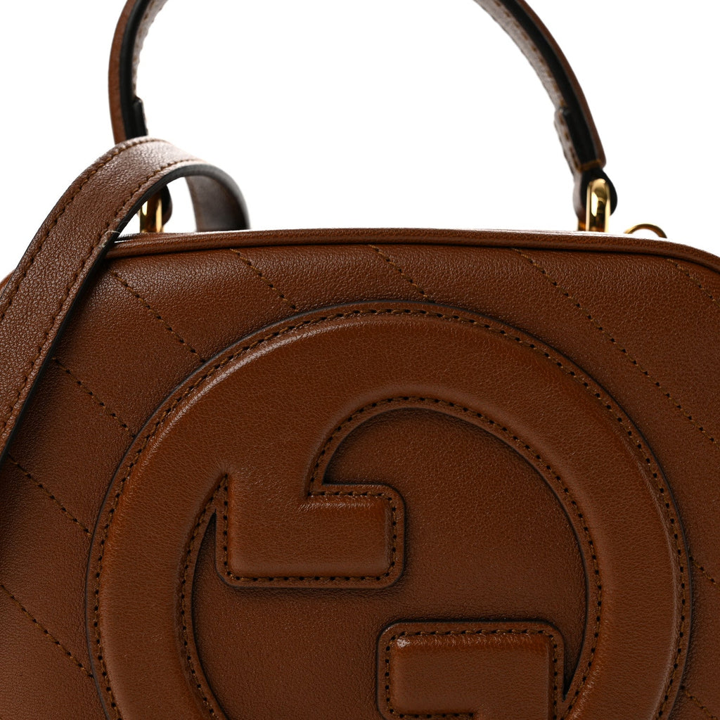 Sakai Be Green Calfskin Diagonal Stitched Blondie Top Handle Bag Cuir