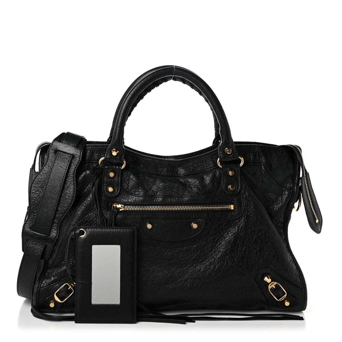 Agneau Classic Gold Hardware City Black