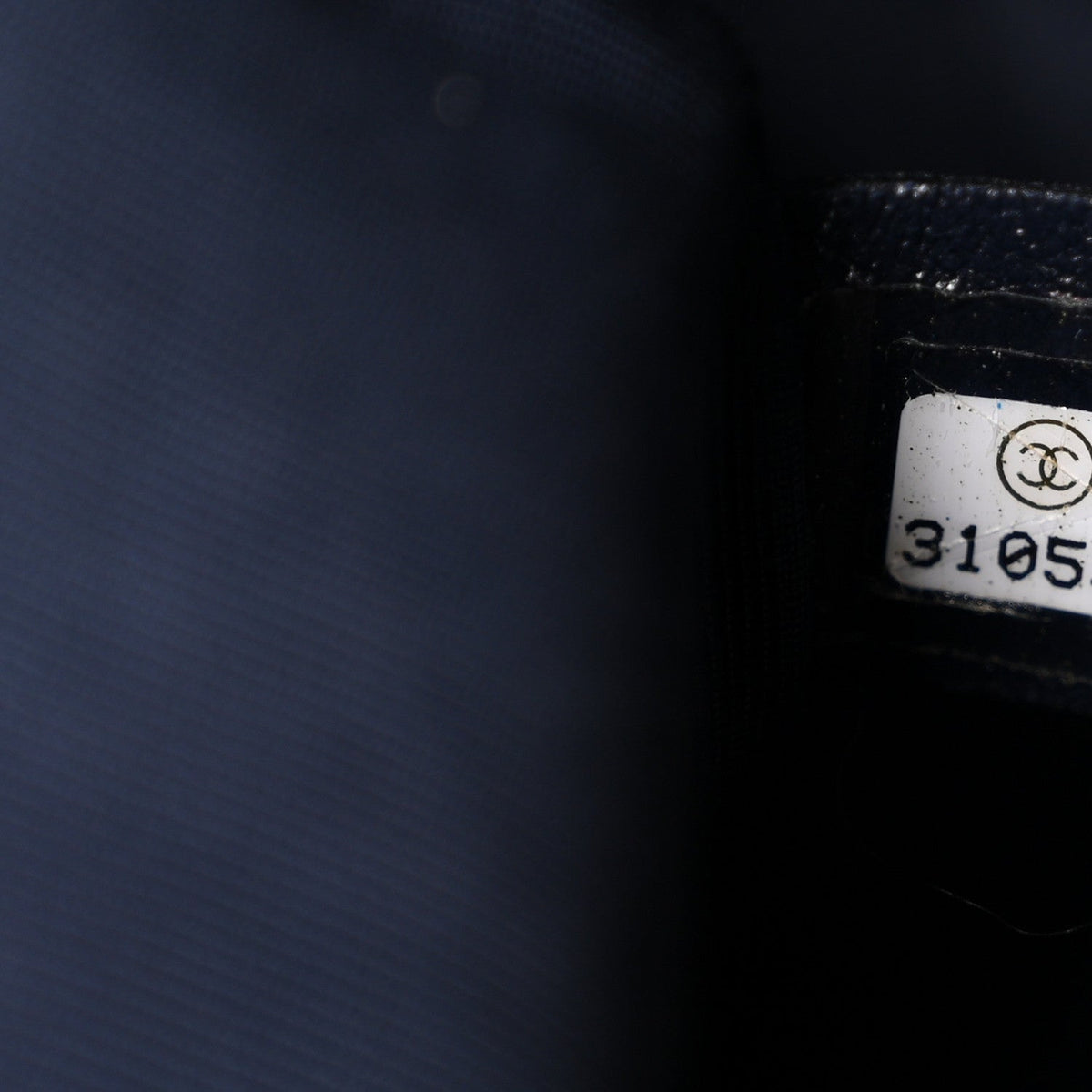 Lambskin Quilted Medium Chanel 19 Flap Navy Blue