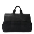 Chevron Herringbone Toile Vache Liegee Valparaiso Tote  MM Black