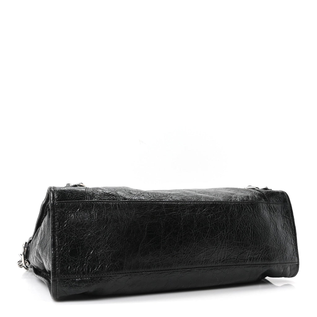 Agneau Arena Silver Hardware Medium Le City Black