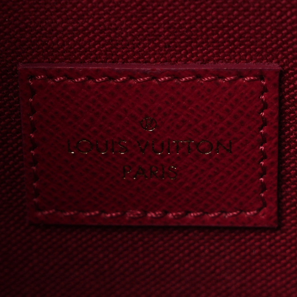 Monogram Pochette Felicie Chain Wallet Fuchsia