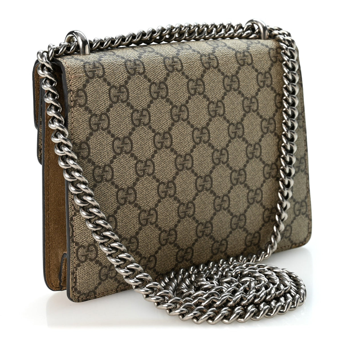 GG Supreme Monogram Mini Dionysus Shoulder Bag Taupe