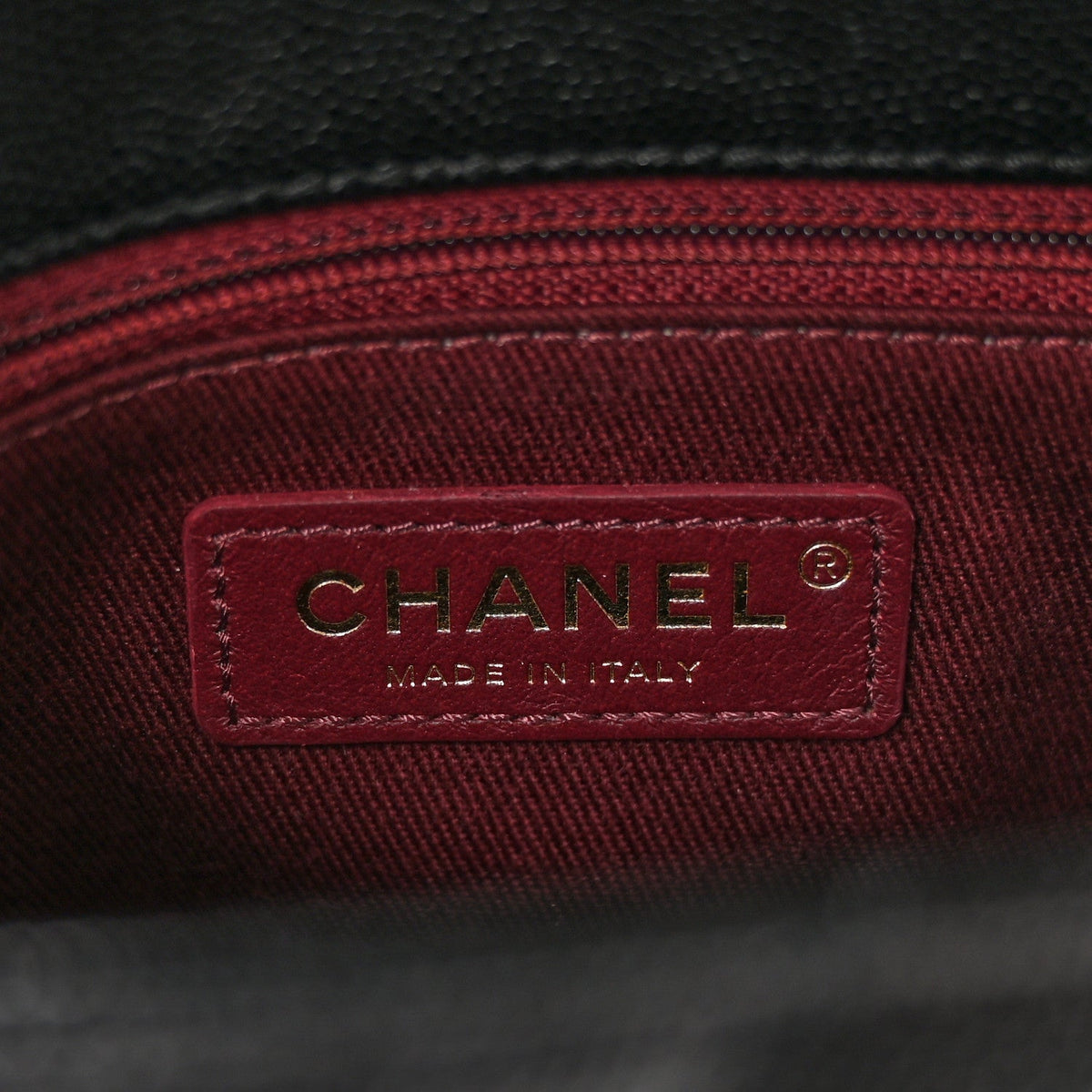 Caviar Quilted Mini Coco Handle Flap Black