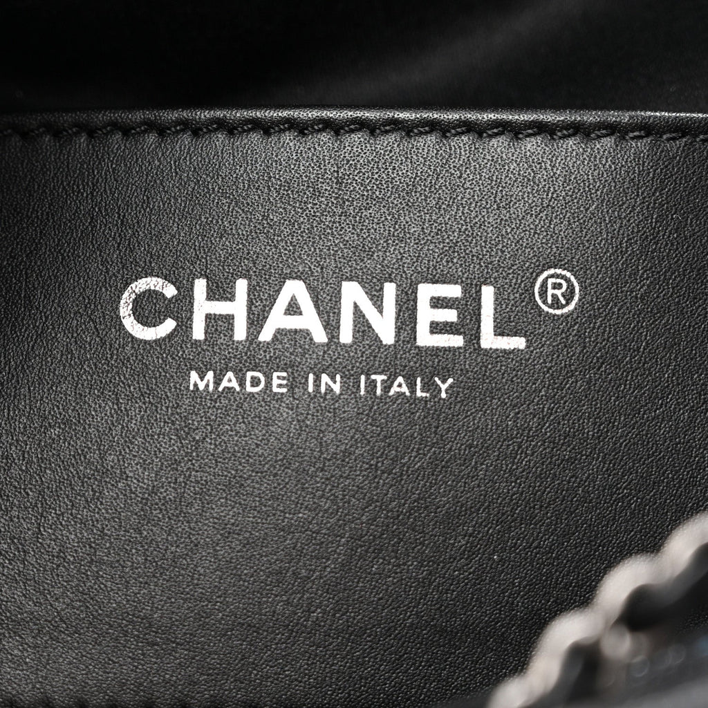 Caviar Quilted Small Chanel 25 Handbag Black