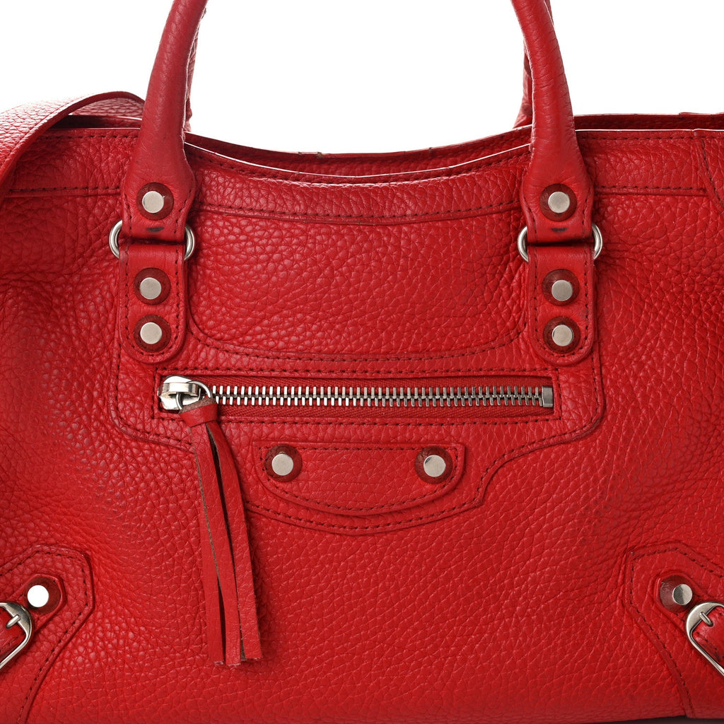 Vibrato Calfskin Classic Silver Hardware S City Rouge Cerise