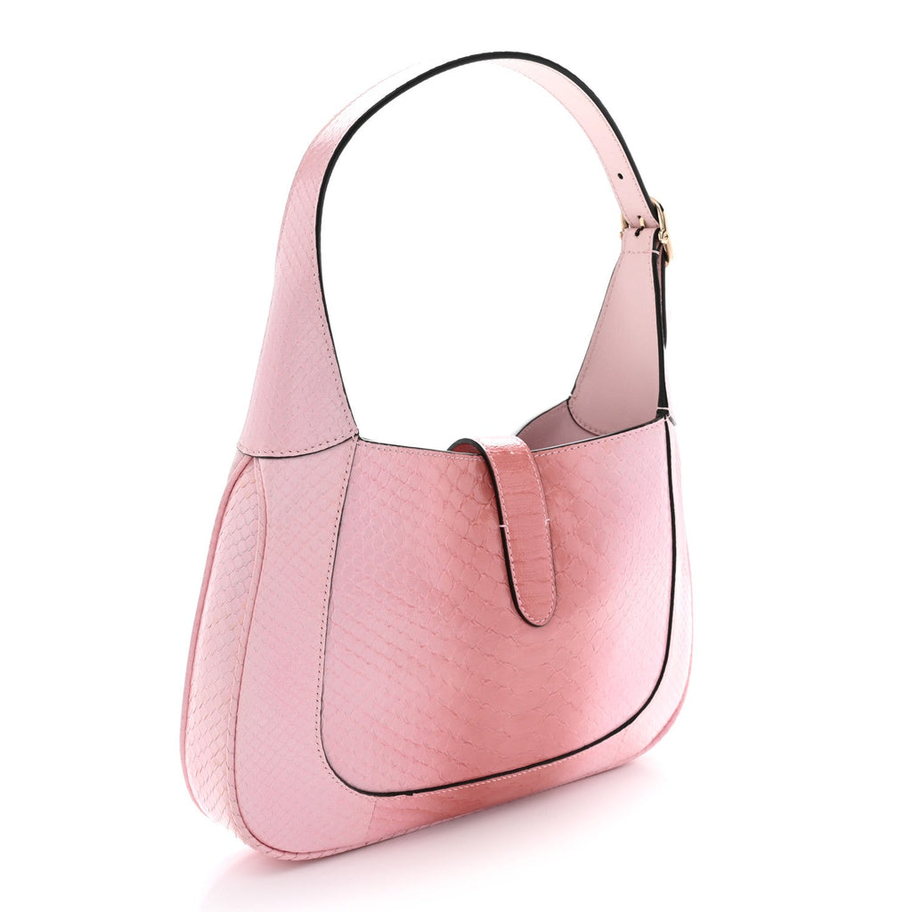 Snakeskin Web Small Jackie 1961 Hobo Pink