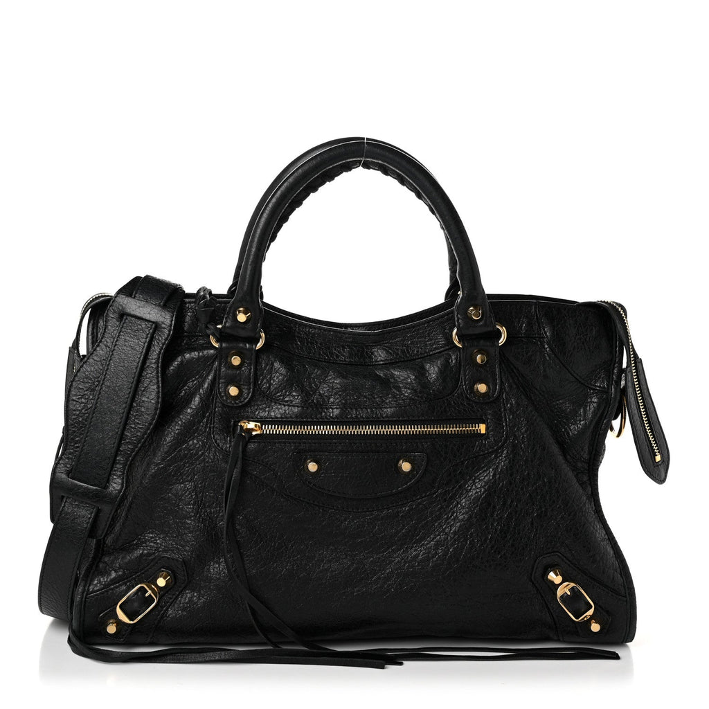 Agneau Classic Gold Hardware City Black